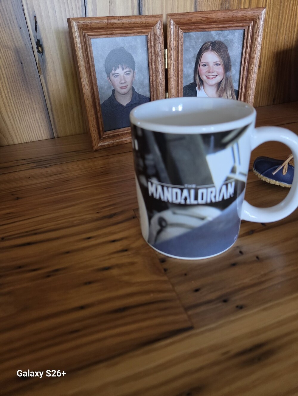 Star Wars The Mandalorian Black, White and Gray Ceramic Mug